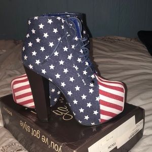 American flag booties